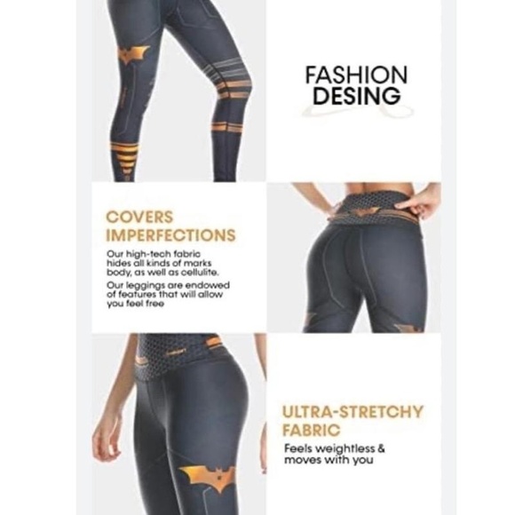 Drakon x Batman Special Edition Compression Leggings – DC Comics Superhero - Picture 3 of 11